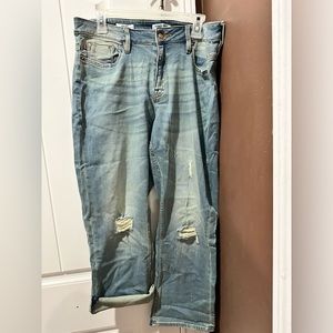 Vigoss Light Blue Distressed Women's Jeans